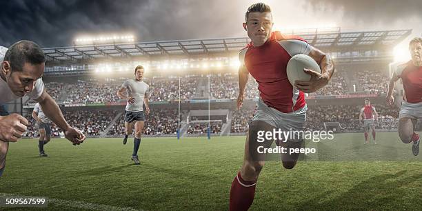 rugby action - rugby union stock pictures, royalty-free photos & images