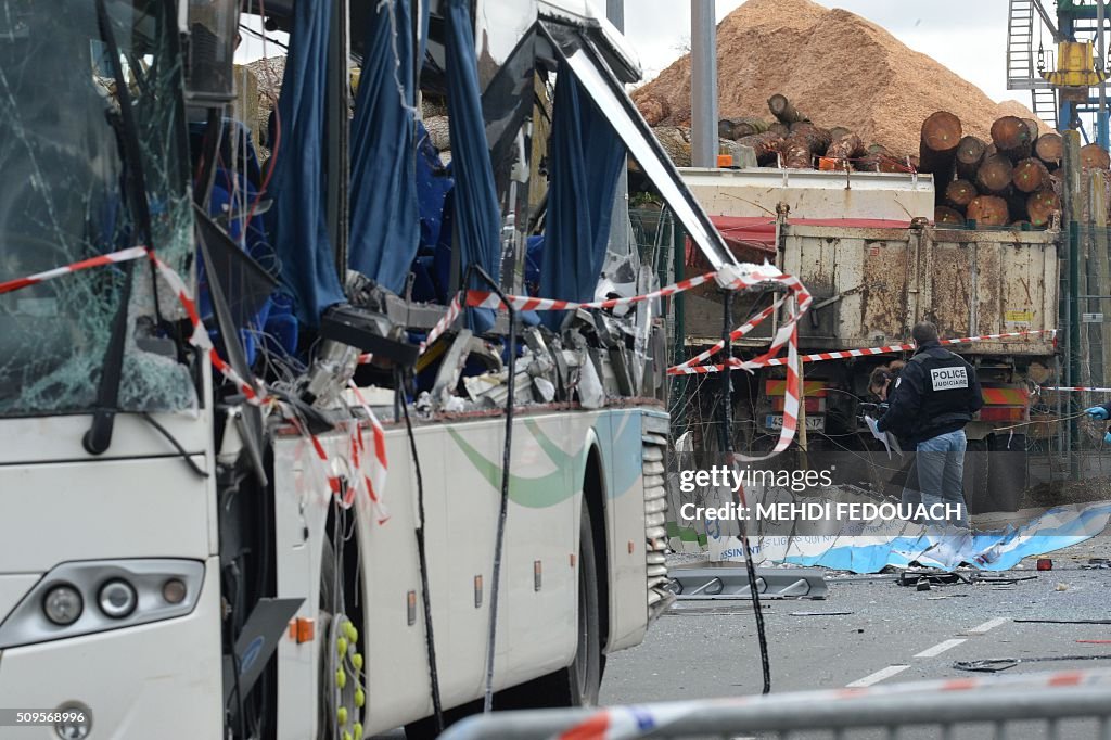 FRANCE-ROAD-ACCIDENT-EDUCATION-CHILDREN