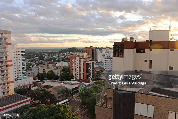 the city skyline passo fundo, state rio grande do sul - brazil - rio grande city ストックフォトと画像