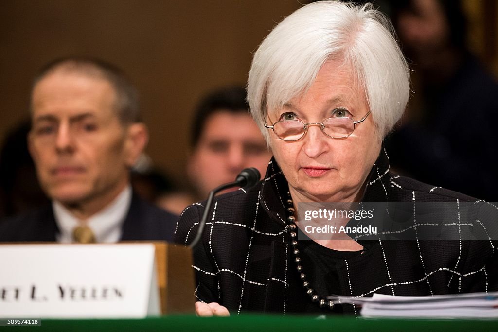 Senate Banking Committee Hearing with Janet Yellen