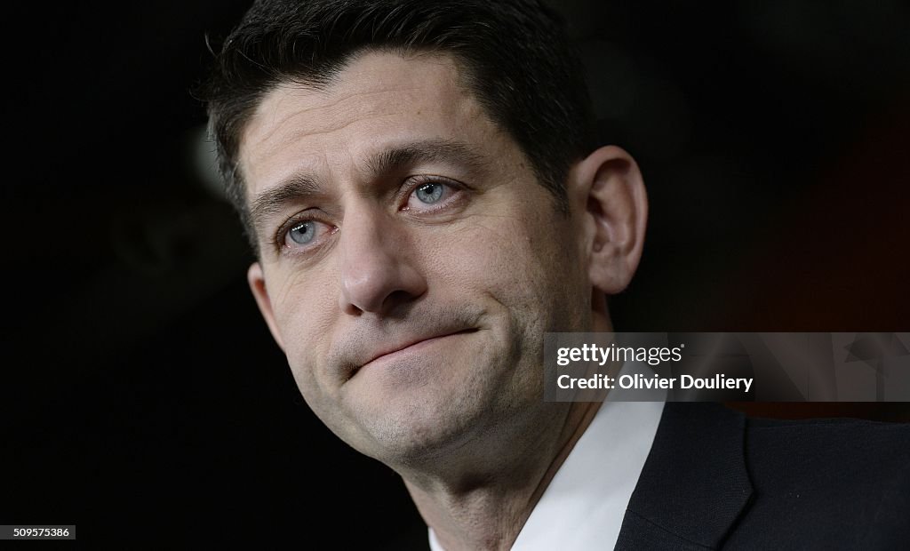 House Speaker Paul Ryan Holds His Weekly Briefing