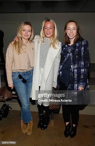 Fashion news editor of Vogue Magazine, Emma Elwick Bates, Cynthia Cook Smith and fashion market and accessories director for W Magazine, Rickie...