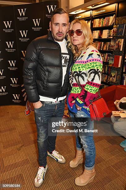 Fat Tony and Meg Mathews attend the launch of Annabelle Neilson's new children's books "Dreamy Me" and "Messy Me" at Waterstones, Piccadilly, on...