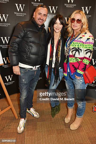 Fat Tony, Annabelle Neilson and Meg Mathews attend the launch of Annabelle Neilson's new children's books "Dreamy Me" and "Messy Me" at Waterstones,...