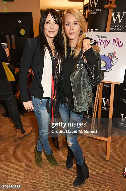 Annabelle Neilson and Lady Mary Charteris attend the launch of Annabelle Neilson's new children's books "Dreamy Me" and "Messy Me" at Waterstones,...
