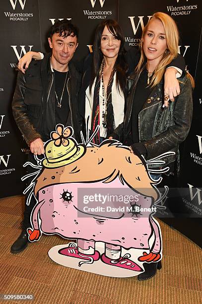 Robbie Furze, Annabelle Neilson and Lady Mary Charteris attend the launch of Annabelle Neilson's new children's books "Dreamy Me" and "Messy Me" at...