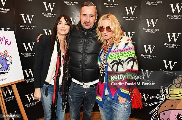 Annabelle Neilson, Fat Tony and Meg Mathews attend the launch of Annabelle Neilson's new children's books "Dreamy Me" and "Messy Me" at Waterstones,...