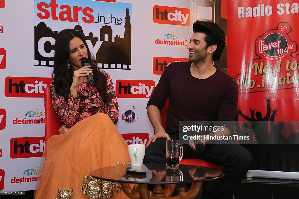 Bollywood Actors Katrina Kaif And Aditya Roy Kapur Visits HT House For Promotion Of Film Fitoor