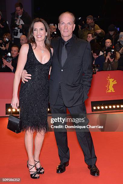 Christiane and Herbert Knaup attend the 'Hail, Caesar!' premiere during the 66th Berlinale International Film Festival Berlin at Berlinale Palace on...