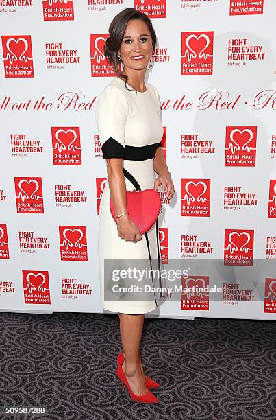 Pippa Middleton attends the British Heart Foundation: Roll Out The Red Ball at The Savoy Hotel on February 11, 2016 in London, England.