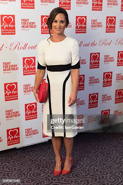 Pippa Middleton attends the British Heart Foundation: Roll Out The Red Ball at The Savoy Hotel on February 11, 2016 in London, England.