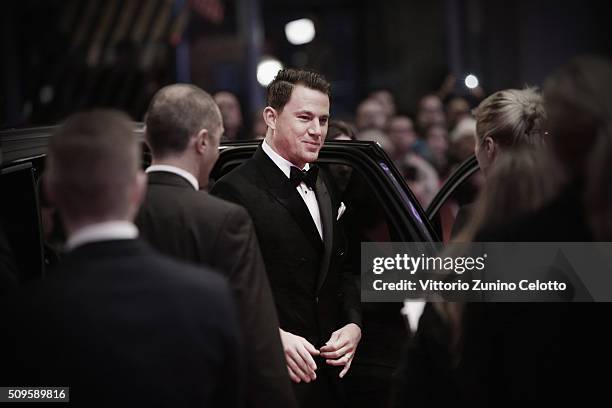 Channing Tatum attends the 'Hail, Caesar!' premiere during the 66th Berlinale International Film Festival Berlin at Berlinale Palace on February 11,...