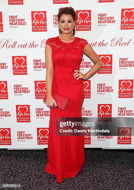 Jessica Wright attends the British Heart Foundation: Roll Out The Red Ball at The Savoy Hotel on February 11, 2016 in London, England.