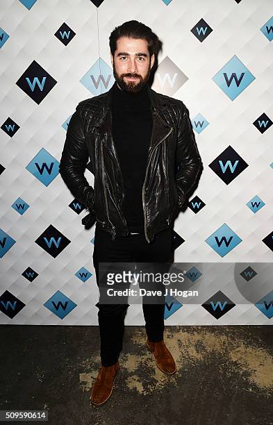 Matt Johnson attends a celebration of the new TV channel "W," launching on Monday 15th February, at Union Street Cafe on February 11, 2016 in London,...