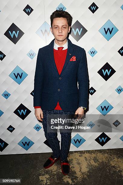 Tyger Drew-Honey attends a celebration of the new TV channel "W," launching on Monday 15th February, at Union Street Cafe on February 11, 2016 in...