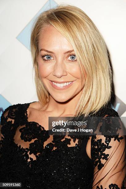 Laura Hamilton attends a celebration of the new TV channel "W," launching on Monday 15th February, at Union Street Cafe on February 11, 2016 in...