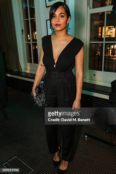 Georgina Campbell attends the BAFTA Film Gala in aid of the 'Give Something Back' campaign at BAFTA Piccadilly on February 11, 2016 in London,...
