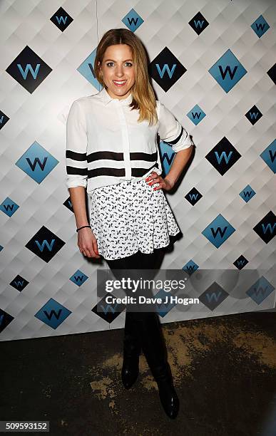 Olivia Cox attends a celebration of the new TV channel "W," launching on Monday 15th February, at Union Street Cafe on February 11, 2016 in London,...