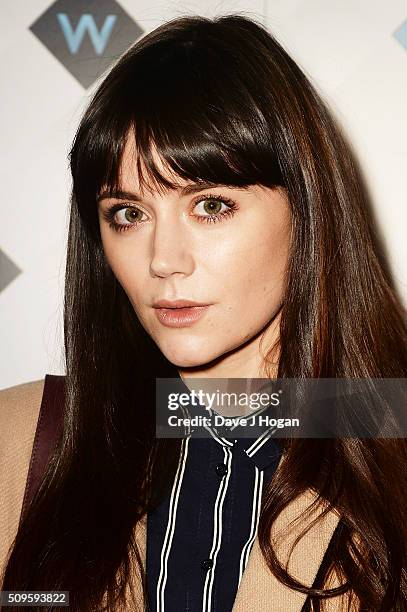 Lilah Parsons attends a celebration of the new TV channel "W," launching on Monday 15th February, at Union Street Cafe on February 11, 2016 in...