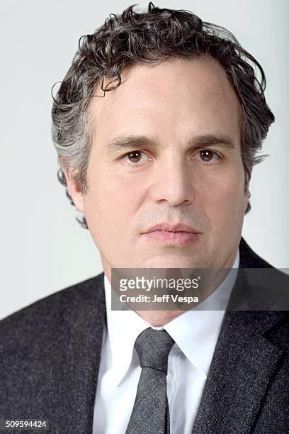 Mark Ruffalo is photographed at the 2016 Oscar Luncheon for People.com on February 8, 2016 in Beverly Hills, California.