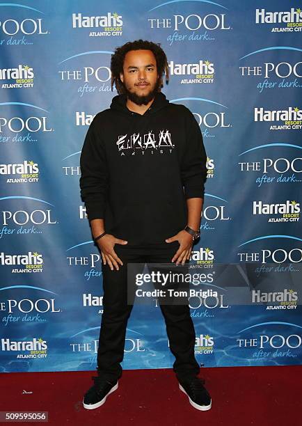Connor Cruise performed at The Pool After Dark at Harrah’s Resort on February 06, 2016 in Atlantic City New Jersey.
