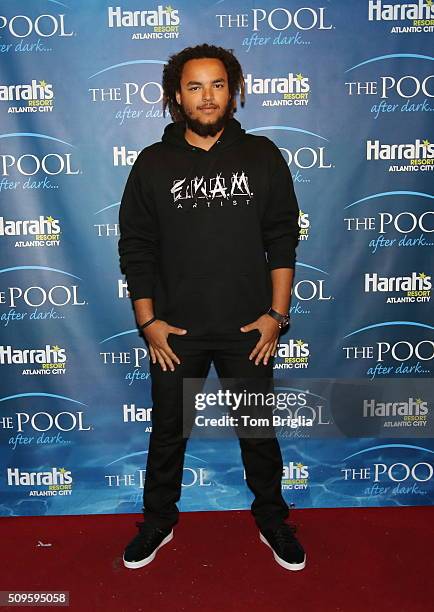 Connor Cruise performed at The Pool After Dark at Harrah’s Resort on February 06, 2016 in Atlantic City New Jersey.