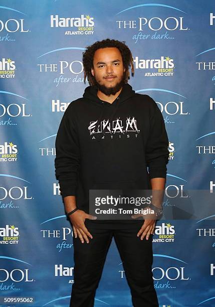 Connor Cruise performed at The Pool After Dark at Harrah’s Resort on February 06, 2016 in Atlantic City New Jersey.