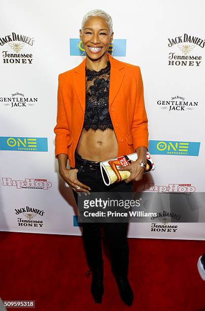 Charmin Lee attends the ATL Premiere party for TV One's "Here we Go Again" at Boogalou Lounge on February 8, 2016 in Atlanta, Georgia.