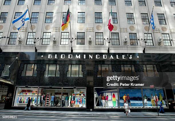 Bloomingdales Department Store on Lexington Ave June 14, 2004 in New York City.