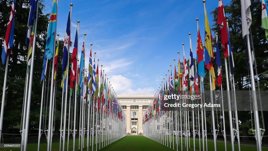 The United Nations Building in Geneva