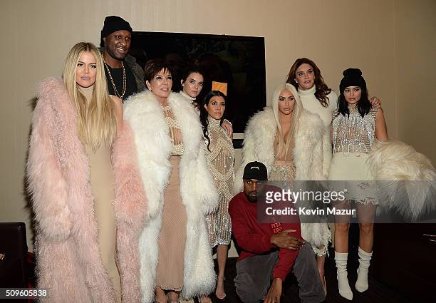 Khloe Kardashian, Lamar Odom, Kris Jenner Kendall Jenner, Kourtney Kardashian, Kanye West, Kim Kardashian West, Caitlyn Jenner, Kylie Jenner attend...