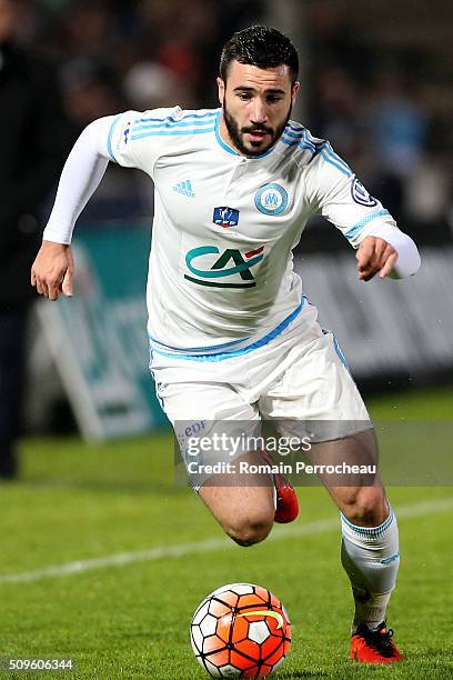 Romain Alessandrini of Olympique de Marseille in action during the French Cup match between Trelissac FC and Olympique de Marseille at Stade...