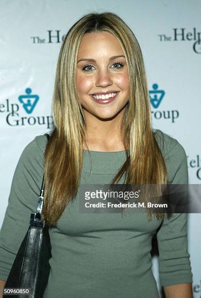 Actress Amanda Bynes attends The Help Group's Annual Spring Luncheon at the Beverly Hilton Hotel on June 14, 2004 in Beverly Hills, California.