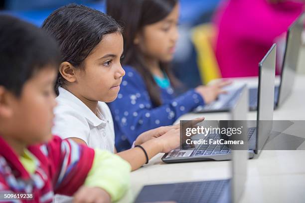Computer Lab Students Activity Works Indian Students In Computer Lab Photos and Premium High Res Pictures ...