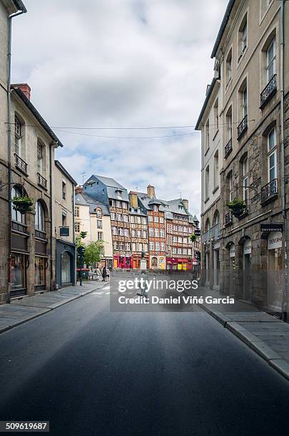 People In Rennes Brittany France, Foto de stock