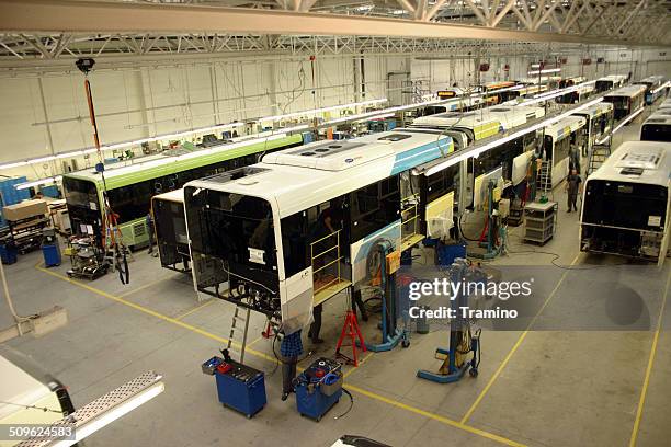 Bus Making Process 2,559 Bus Manufacturing Stock Photos, High-Res Pictures, and Images ...