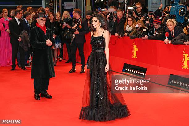 Dieter Kosslick and Amal Clooney attend the 'Hail, Caesar!' Premiere - 66th Berlinale International Film Festival on February 11, 2016 in Berlin,...