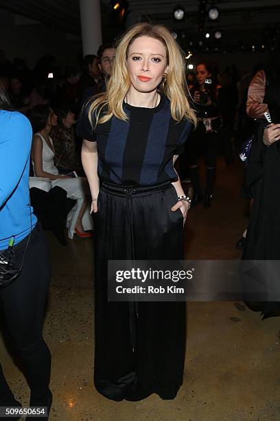 Natasha Lyonne attends the Adam Selman fashion show during Fall 2016 MADE Fashion Week at Milk Studios on February 11, 2016 in New York City.