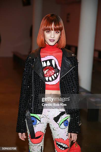 Sita Abellan attends the Adam Selman fashion show during Fall 2016 MADE Fashion Week at Milk Studios on February 11, 2016 in New York City.