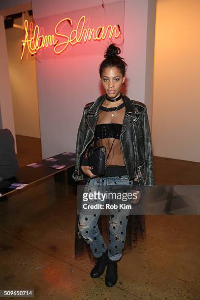 Claire Leana Millar attends the Adam Selman fashion show during Fall 2016 MADE Fashion Week at Milk Studios on February 11, 2016 in New York City.
