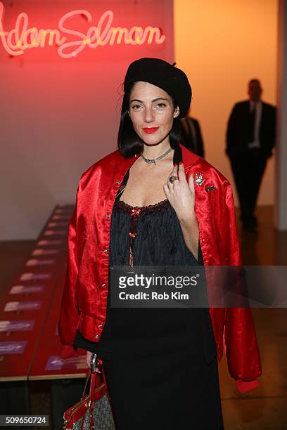 Maayan Zilberman attends the Adam Selman fashion show during Fall 2016 MADE Fashion Week at Milk Studios on February 11, 2016 in New York City.