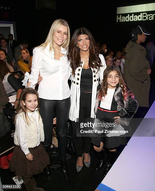 Sienna Drescher, Aviva Drescher, Teresa Giudice and Milania Giudice attend the Rookie USA Presents Kids Rock! - Front Row & Backstage - Fall 2016 New...