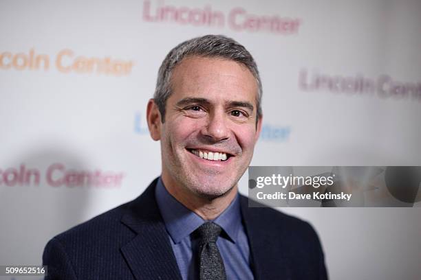 Andy Cohen arrives at Lincoln Center's American Songbook Gala Honors Lorne Michaels at Lincoln Center for the Performing Arts on February 11, 2016 in...