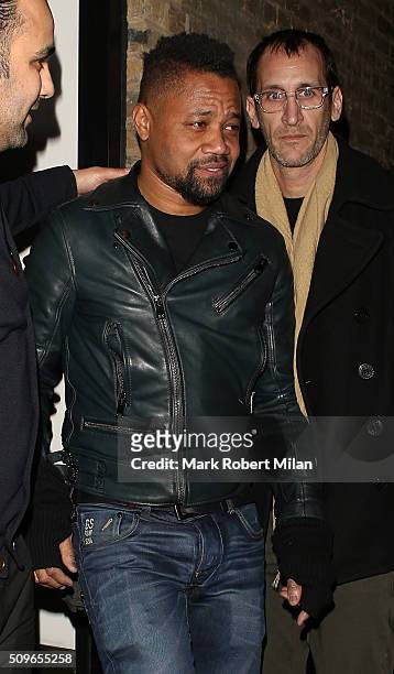 Cuba Gooding Jr at the Chiltern Firehouse on February 11, 2016 in London, England.