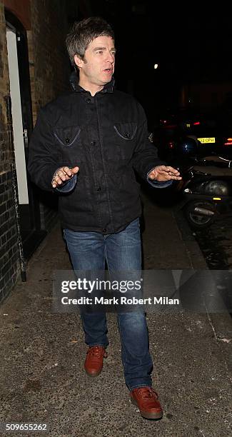 Noel Gallagher at the Chiltern Firehouse on February 11, 2016 in London, England.