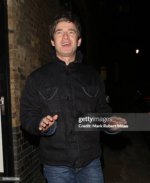 Noel Gallagher at the Chiltern Firehouse on February 11, 2016 in London, England.