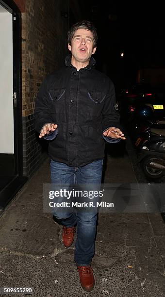 Noel Gallagher at the Chiltern Firehouse on February 11, 2016 in London, England.