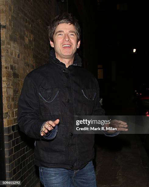 Noel Gallagher at the Chiltern Firehouse on February 11, 2016 in London, England.