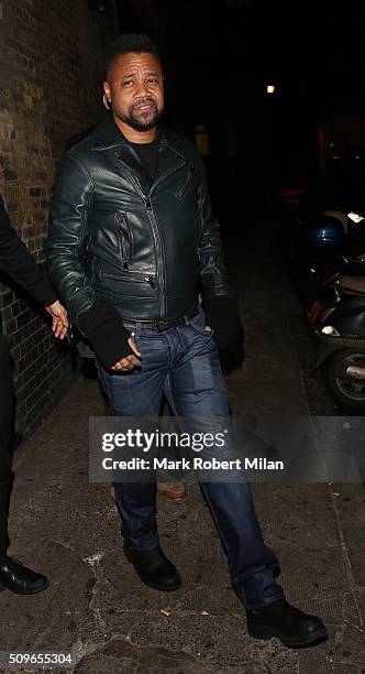 Cuba Gooding Jr at the Chiltern Firehouse on February 11, 2016 in London, England.