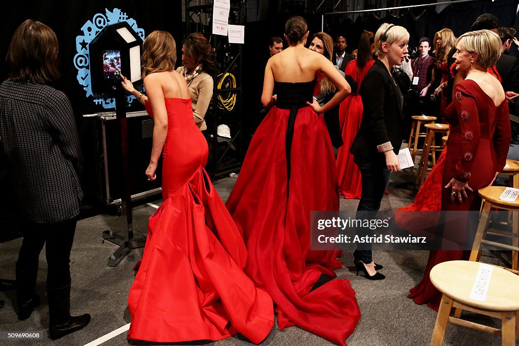 The American Heart Association's Go Red For Women Red Dress Collection 2016 Presented By Macy's - Backstage